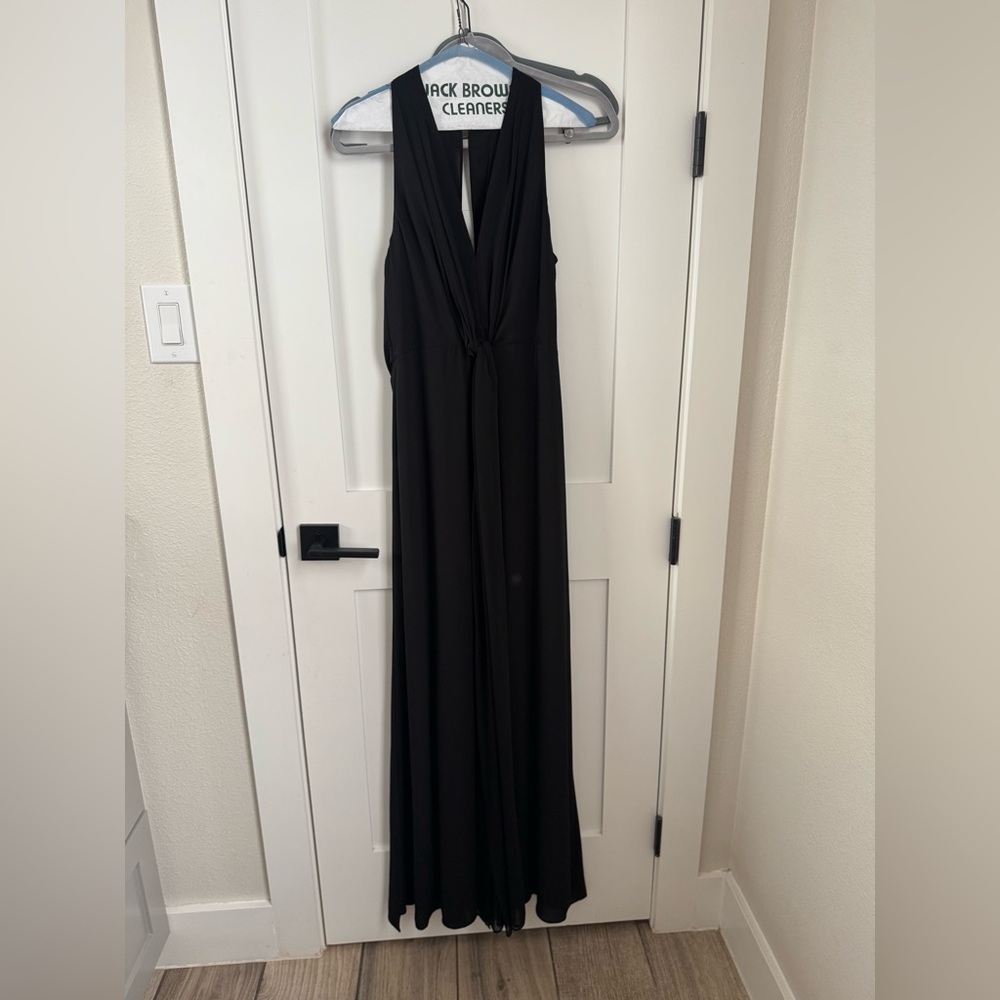 BCBGMaxAzria Black Sleeveless Maxi Dress
